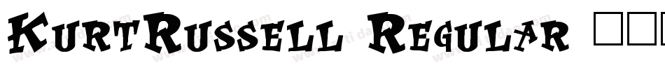 KurtRussell Regular字体转换